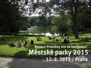 Petr Klápště přednáší o participaci na tvorbě veřejných prostranství na konferenci Městské parky 2015